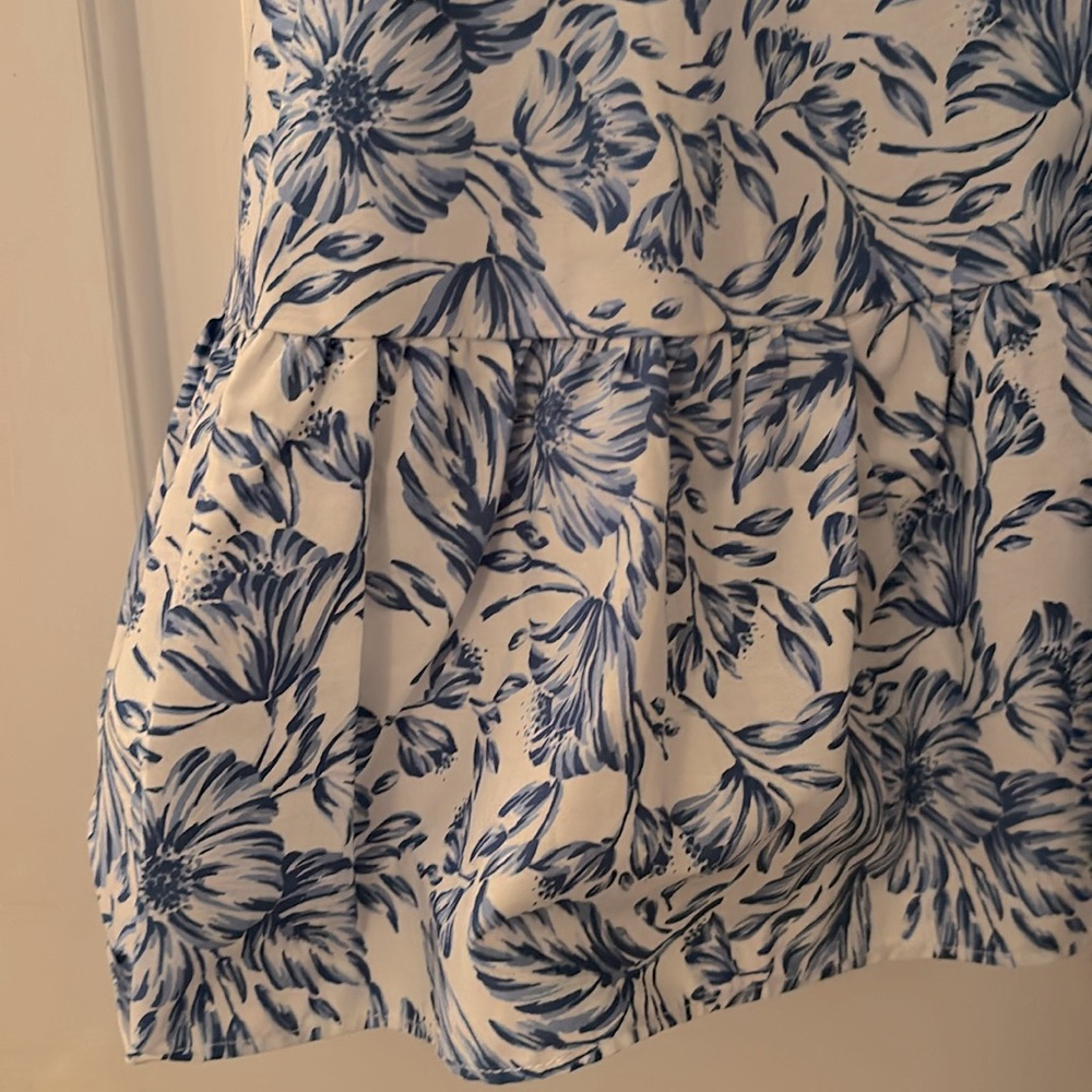 Olivaceous babydoll mini dress with spaghetti straps -size Medium - NWT - Picture 7 of 9